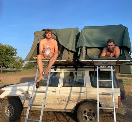 4x4 car rentals Tanzania with Rooftop Tents with Camping gear, Kenya, Rwanda, Uganda for self drive Camping safari in Tanzania